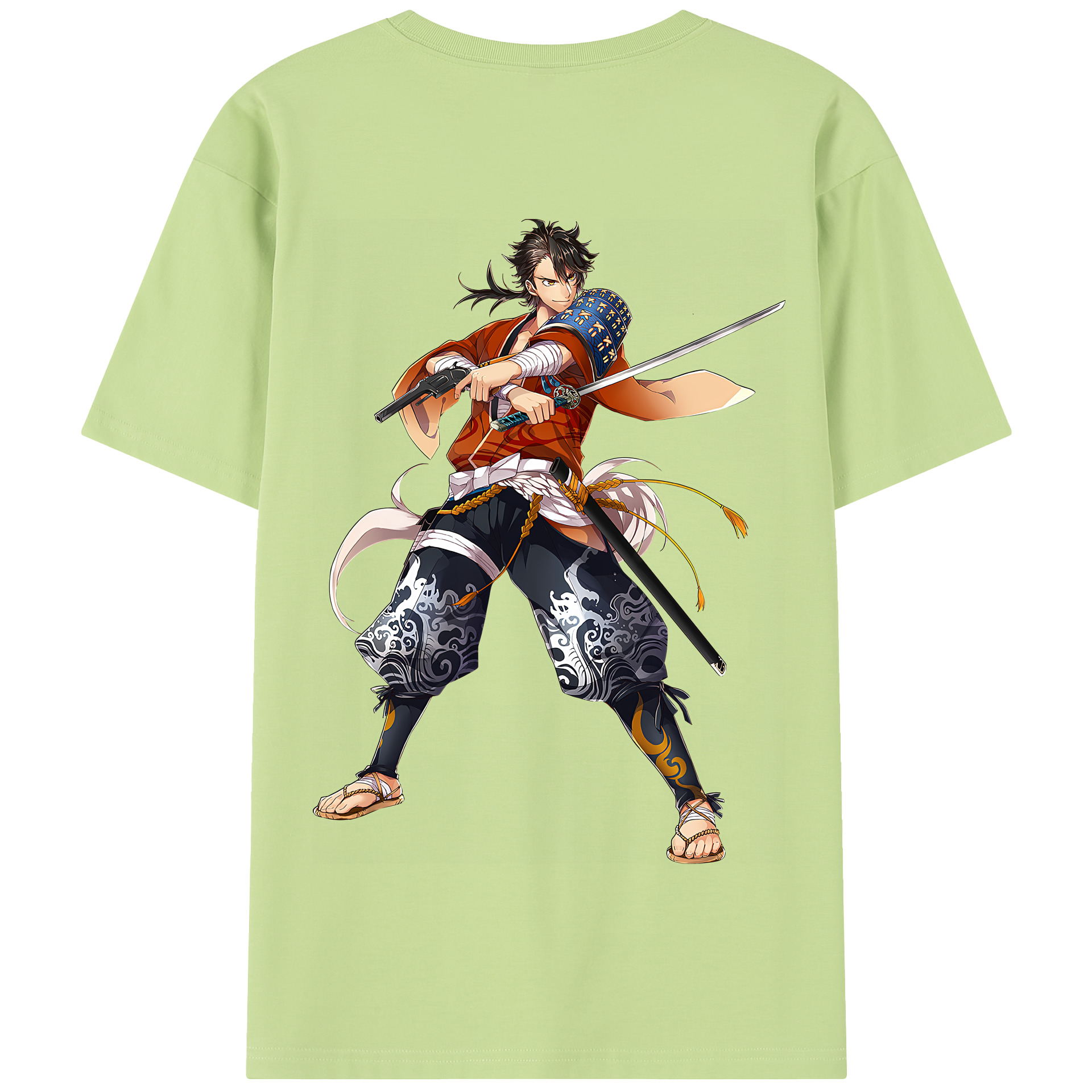 （画像用） 刀剣乱舞 Touken Ranbu 綿100％半袖Tシャツ（背面プリント）